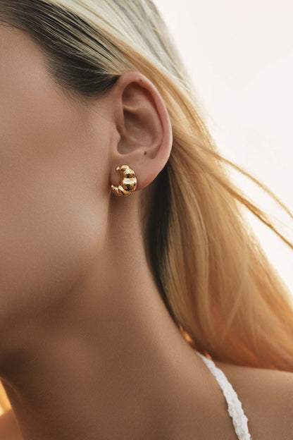 Croissant Stud Earrings