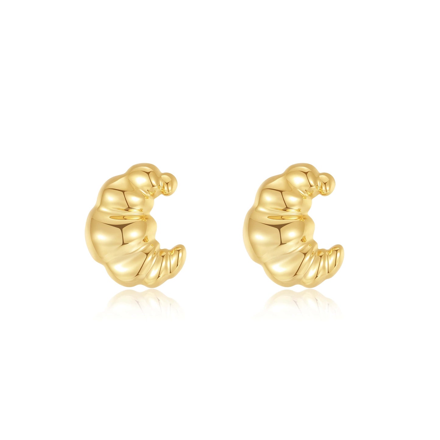 Croissant Stud Earrings