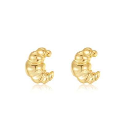 Croissant Stud Earrings